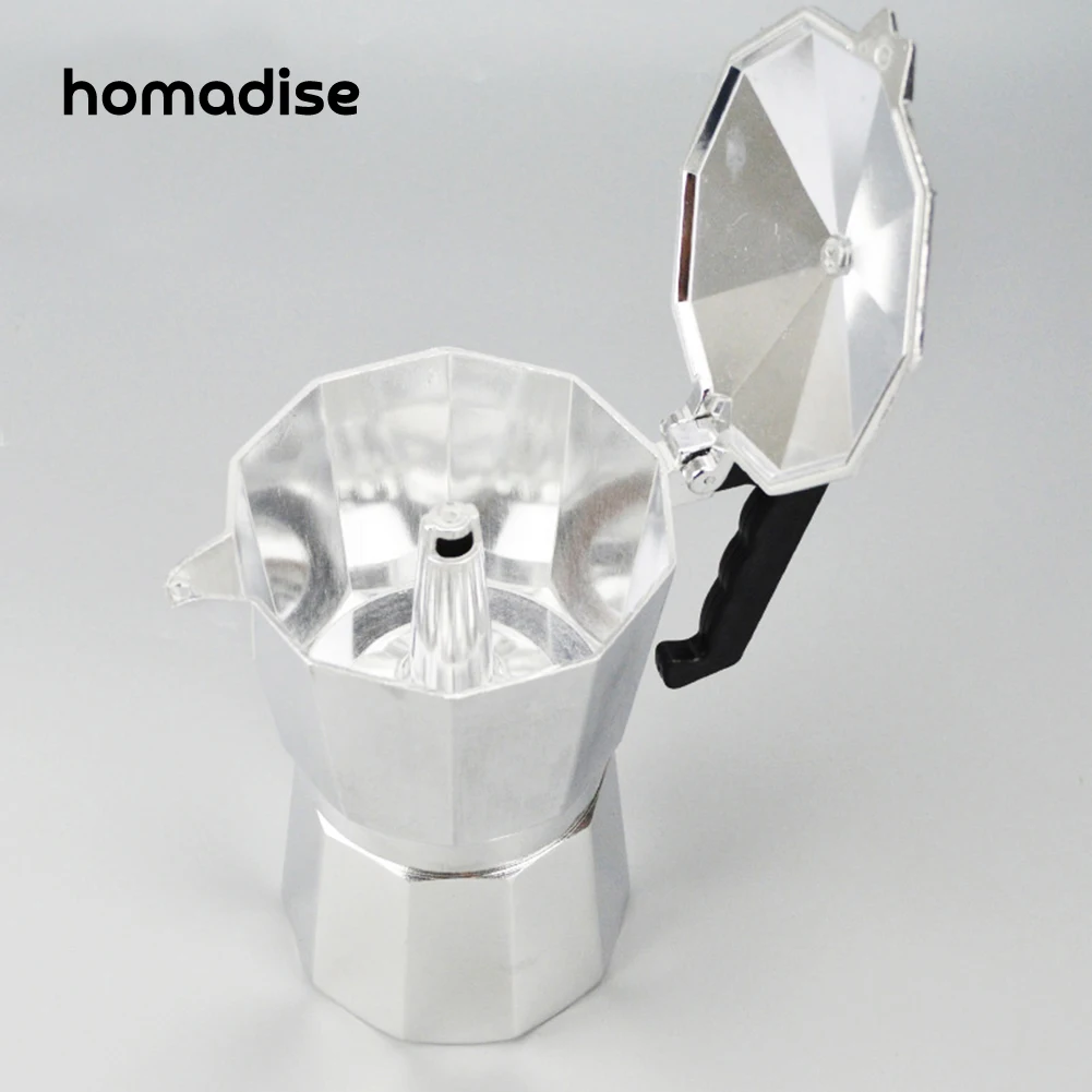 Алюминиевая Кофеварка Homadise для приготовления эспрессо кофеварка в стиле
