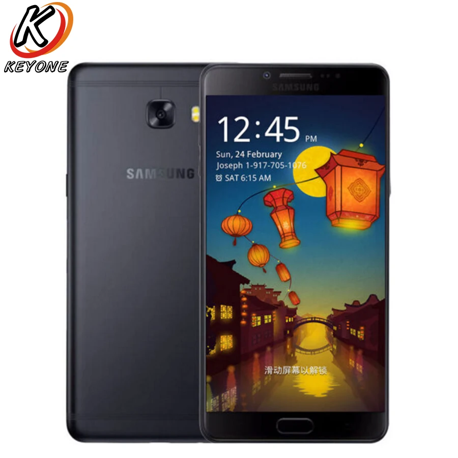 Новый SAMSUNG GALAXY C9 Pro C9000 LTE мобильный телефон 6 0 дюймов ГБ Оперативная память 64 Гб