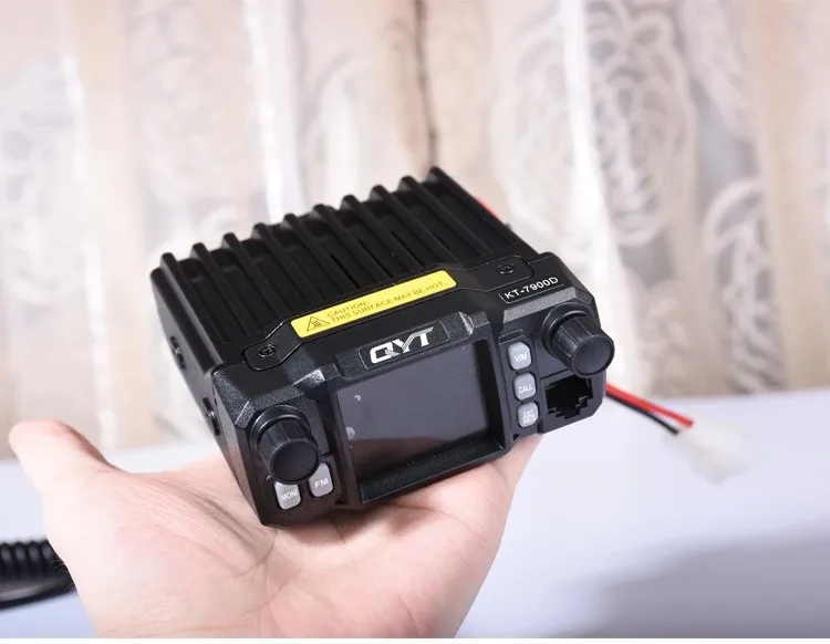 DHL Бесплатная доставка + QYT KT 7900D Mini Мобильный радиоприемник четырехдиапазонный Vhf
