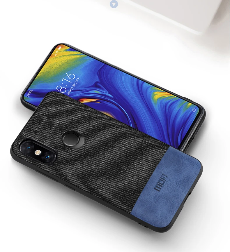 Для xiaomi mi x 3 чехол Mofi оригинальная задняя крышка силиконовый mi x3 чехол Защитный тканевый противоударный mi x 3 Чехол