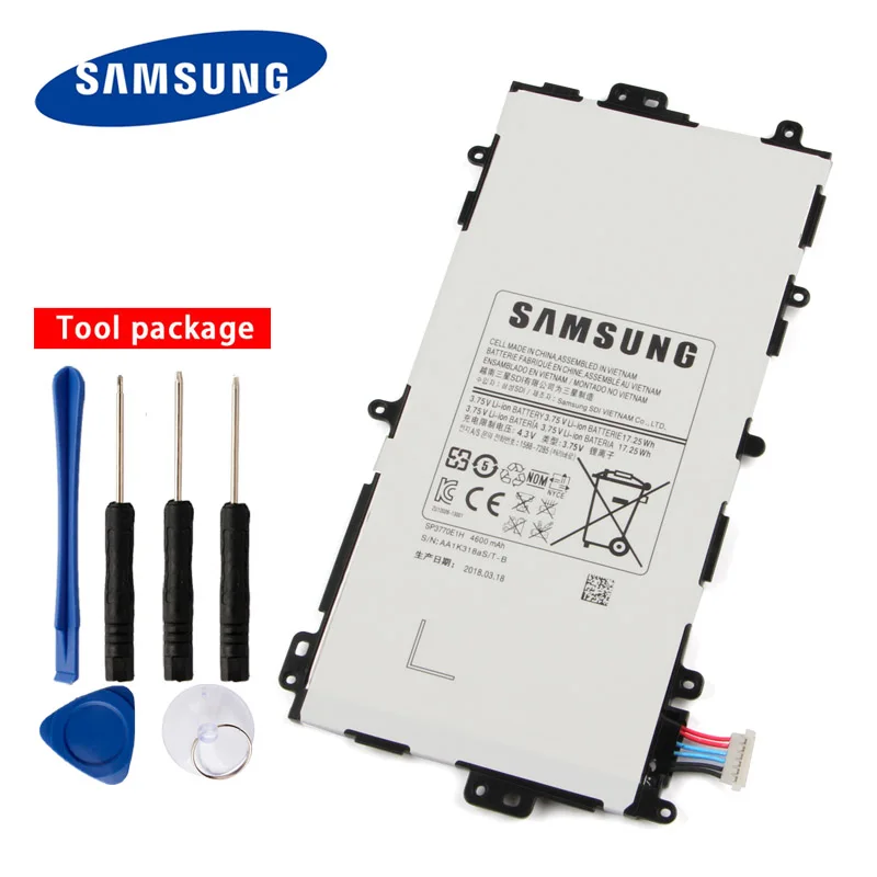 Оригинальный аккумулятор Samsung SP3770E1H для GALAXY Note 8 0 N5100 N5120 N5110 4600 мАч | Мобильные