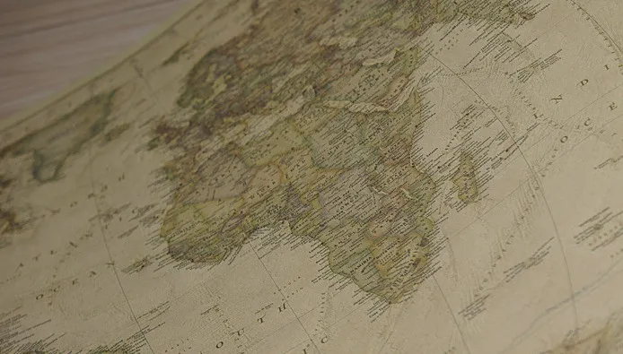 Земные земли terraqueo мира царапины Глобо наземная карта Плакат Путешествия Запись