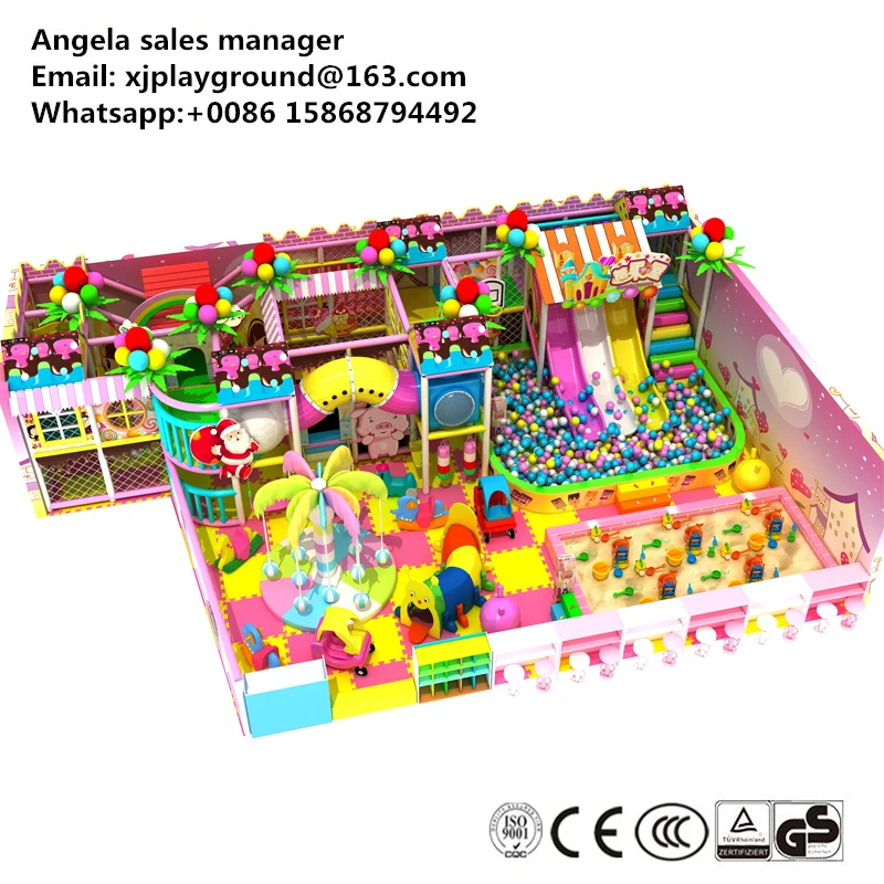 2017 игровая площадка для помещения с электроподогревом|indoor playground|playground indoorcommercial