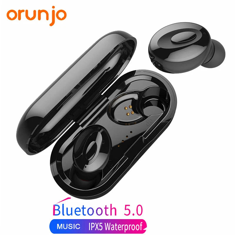 Orunjo XG 15 TWS Bluetooth наушники спортивные водонепроницаемые IPX5 вкладыши беспроводная
