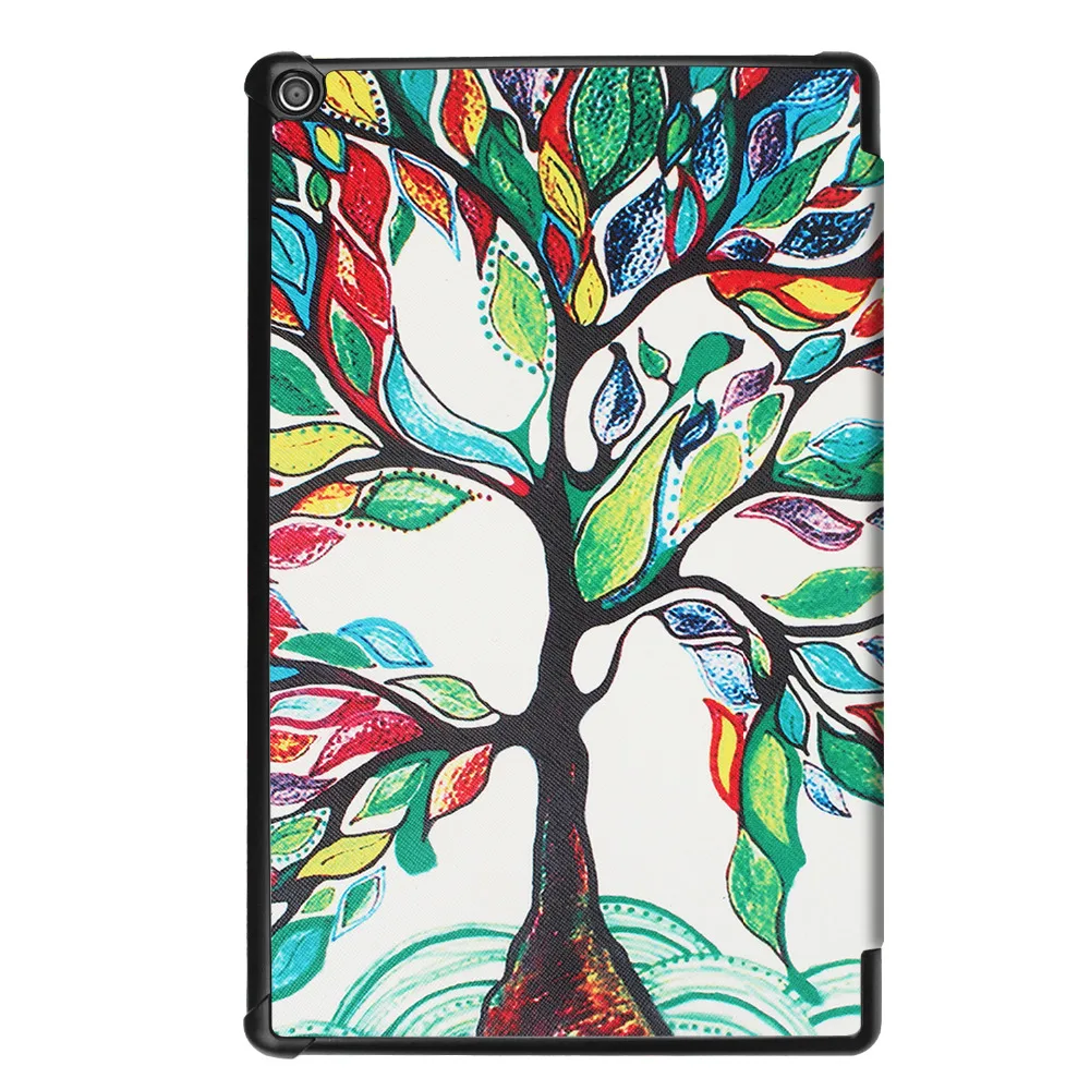 Ультратонкий складной Смарт Чехол из искусственной кожи для Amazon Kindle Fire HD10 2017