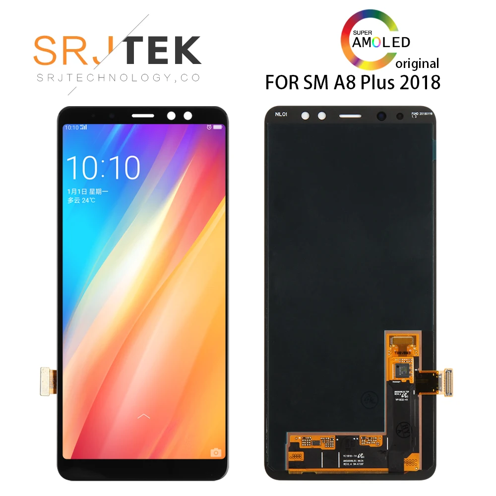 6 0 ''Супер AMOLED для Samsung Galaxy A8 + Plus 2018 A730 A730F A730F/DS A730x ЖК дисплей сенсорный экран