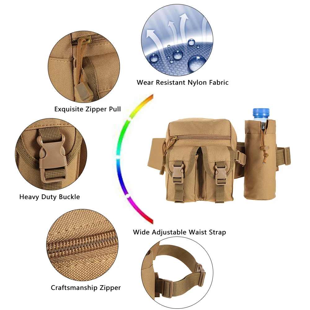 Тактическая поясная Сумка Molle забавные сумочки для походов рыбалки спорта охоты