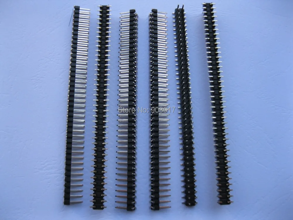 30 шт. SMD SMT шаг 2 54 мм 2x40 80pin хрупкий штыревой разъем двухрядная полоса|strip|8 pin male |