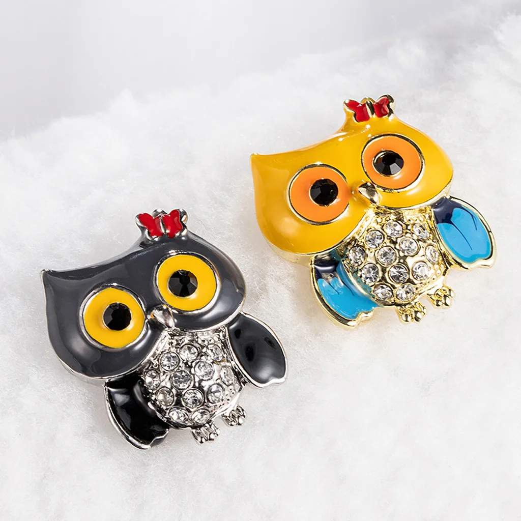 Модная женская мужская сова корейский сплав цинка трендовый Искусственный