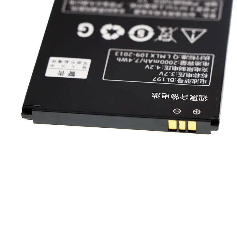 Для Lenovo S889 S889T A800 A798T S720 S720i S750 S870e A820 A820T S868t батарея BL197 мА/ч. Аккумулятор Bateria Batterij