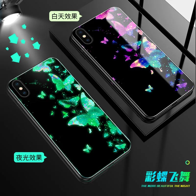 Lu mi nous стеклянный чехол для Xiaomi mi 8 Lite 8SE mi X2 mi X2S mi X 3 задняя крышка для Xiao mi redmi 6 pro 6A note 6 pro Футляр для телефона