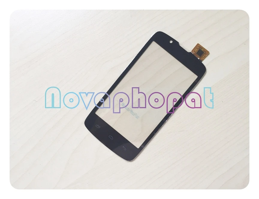 Sensor negro Novaphopat para Fly IQ4490 Digitalizador de pantalla t&aacute;ctil reemplazo de pantalla + seguimiento-5