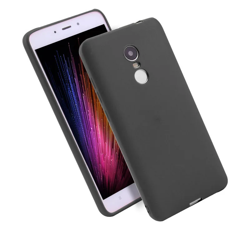 Чехол для телефона Xiaomi Redmi Note 3 4 4X 5 5A 6 7 Pro 3S 4A 6A S2 Plus GO A2 Lite матовый однотонный мягкий