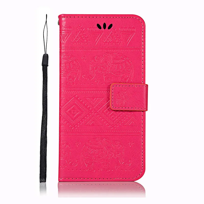 rose red xiang Чехол-бумажник для Xiaomi Redmi 6 Pro 6A, модный чехол для Xiomi Redmi Note 7 5 6 Pro, чехол для телефона с рисунком слона, Fundas - Цвет: rose red xiang