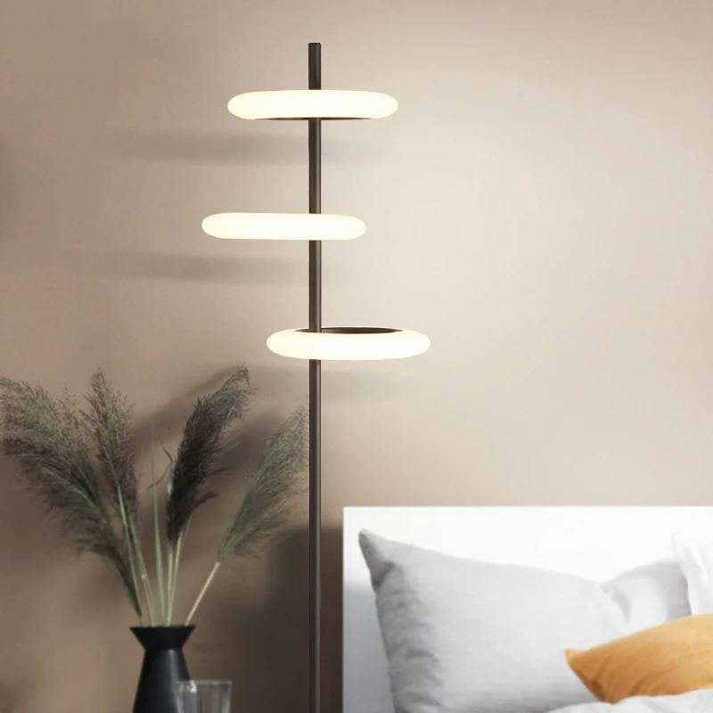 Современная Вертикальная креативная простая Напольная Лампа стоящая стоячая