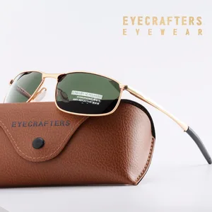 New Men's Polarized Sunglasses Metal Frame Night Vision Car Driving Sun Glasses 100% UV400 Polarised in India