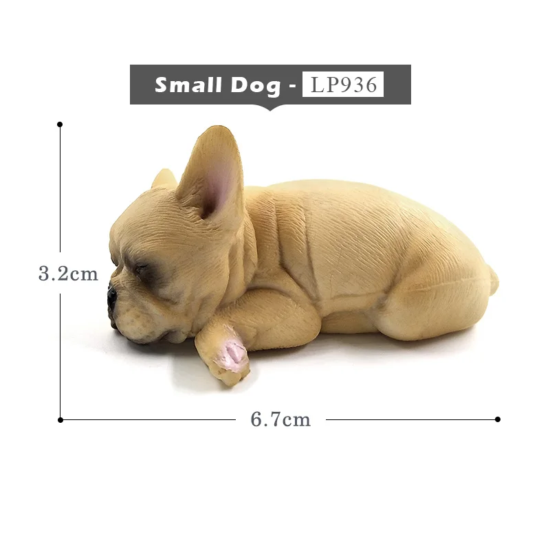 Small Dog -a Моделирование маленькая собака щенок животное модель Фигурка домашний декор миниатюрное украшение для сада в виде Феи аксессуары современная статуя фигурка - Цвет: Small Dog -a