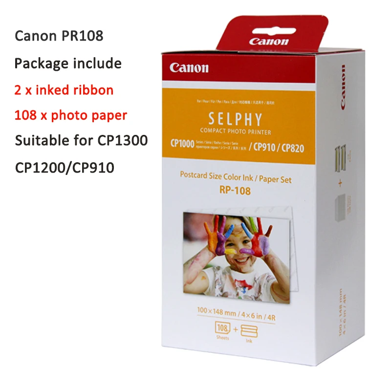 Фотобумага для Canon RP108 KP108in KL36 KC36ip CP1300 CP1200 чернильный картридж 3 дюймов 6 дюймов 5 дюймов фотобумага s