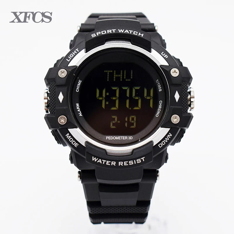 Xfcs водонепроницаемые наручные автоматические часы для мужчин digitais Бег мужские