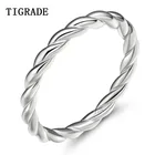 Женские серебряные кольца TIGRADE, обручальные Спиральные кольца из стерлингового серебра 925 пробы с дизайном Anelli Donna Bague Argent, 925