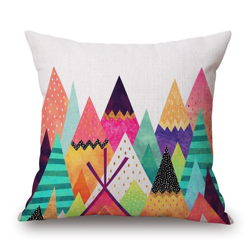 18 &quotЕвропейский Простой цветной окрашенный хлопковый льняной геометрический