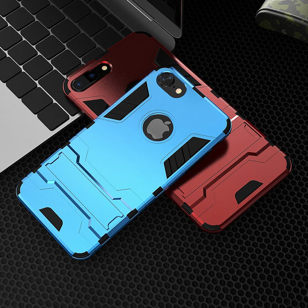 NORTHFIRE Armor Phone Case For iPhone 6 6s 7 8 Plus X XS Max XR Stand Holder Protective Cover Fundas |