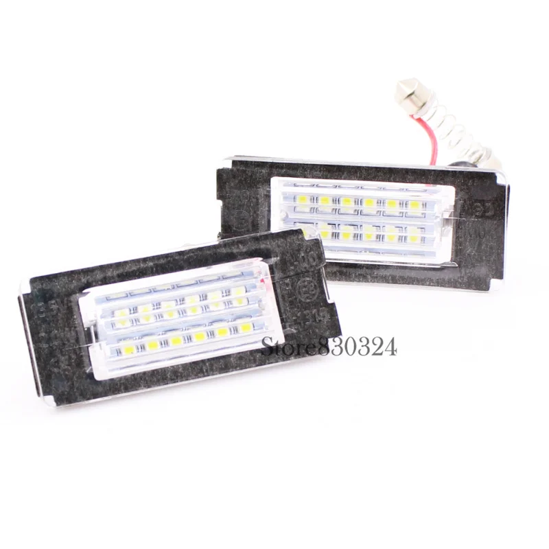 2 шт. для BMW Mini Cooper R56 R57 R58 R59 без ошибок светодиодный номерной знак светильник