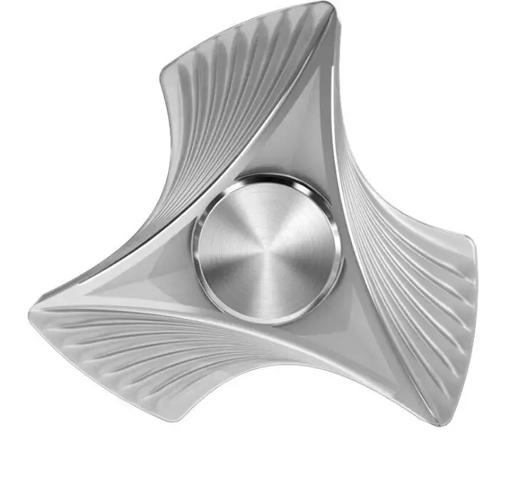 FoletoTrefoil fish fin ручной Спиннер PVD жидкая металлическая краска спрей EDC Fidget Spinner