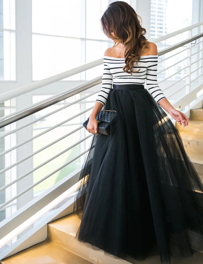 Высокое качество 2017 платье для беременных Полосатое с длинным рукавом полосатое