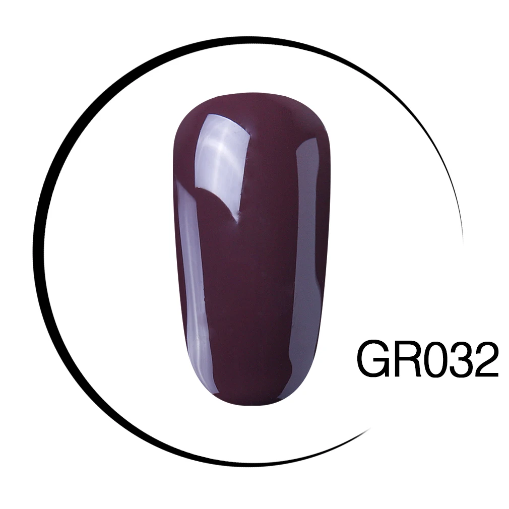 GR032 Elite99 Гель-лак для ногтей высокого качества для маникюра, салонов, 10 мл, зеленый цвет, отмачиваемый органический УФ-светодиодный Гель-лак для ногтей - Цвет: GR032