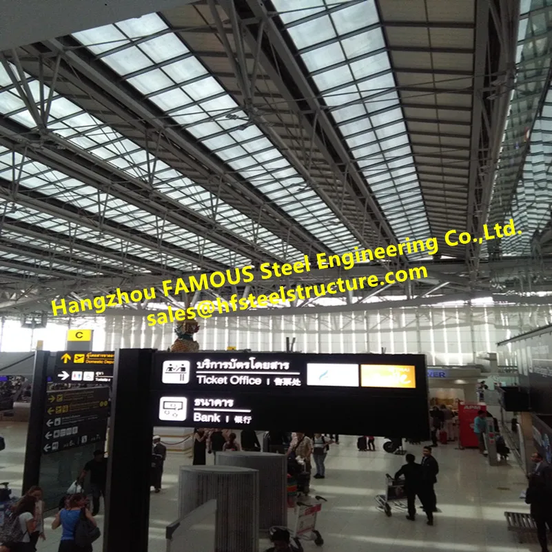Сборные Стальные трубные фермы для терминальных зданий и посадочных