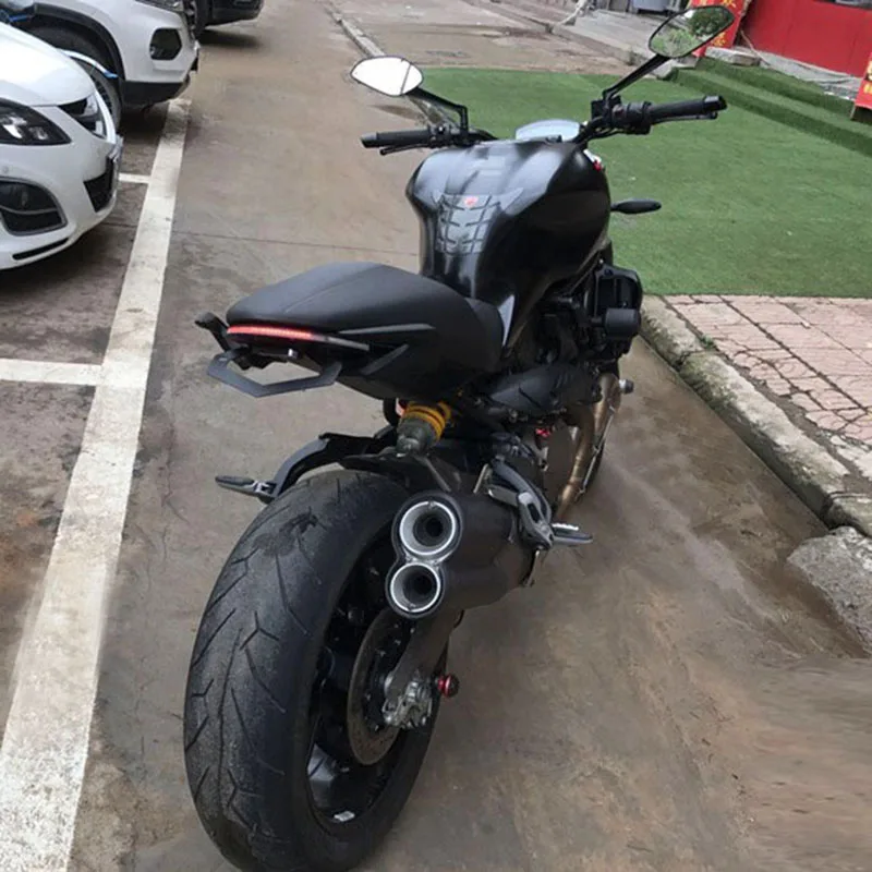 Для Ducati Monster 821 мотоциклетный светильник номерного знака хвост аккуратный