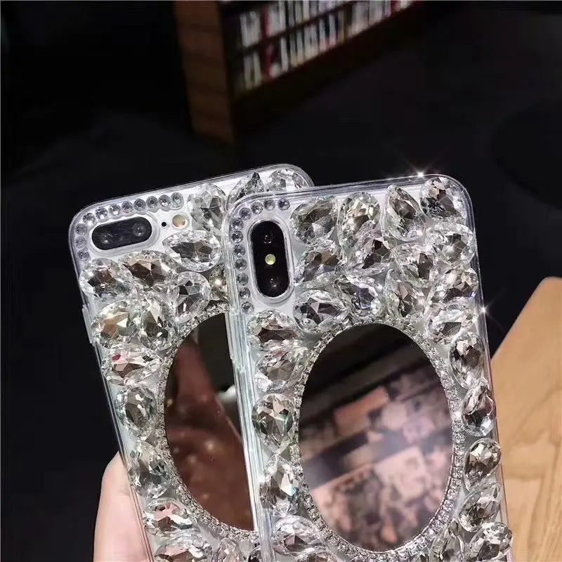 Чехол XINGDUO для Samsung galaxy S10 роскошный Алмазный чехол зеркальный Lite Plus S8 S9 Note 8 9 S7 Edge |