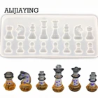 M0216 международной в форме шахмат силиконовая форма DIY Пластилин эпоксидная смола, форма кулон, мармелад, инструменты для украшения шоколадного торта