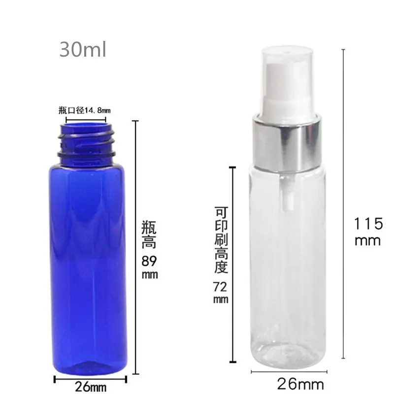 50 шт. * 30 мл распылительный насос бутылка для домашних животных пустые парфюма