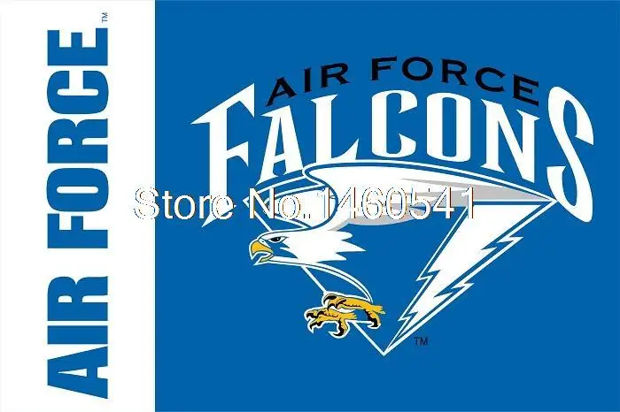 Военно-воздушные силы Falcons Wordmark флаг 3ft X 5ft полиэстер военно-воздушные баннер