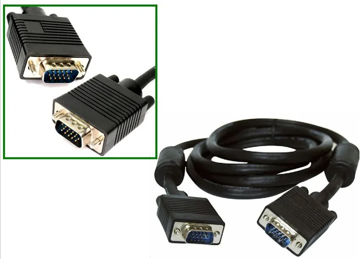Штекер штекер SVGA/VGA монитор ПК на TFT свинцовый Кабель 1 8 м|svga to svga|vga svgasvga svga |