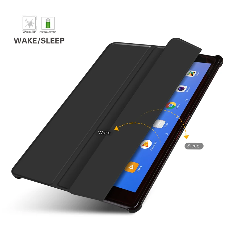 DULCII Tri-fold Stand Smart PU Cover Protector for Huawei MediaPad M5 10/M5 10 (Pro) - 10.8 Inches | Компьютеры и офис