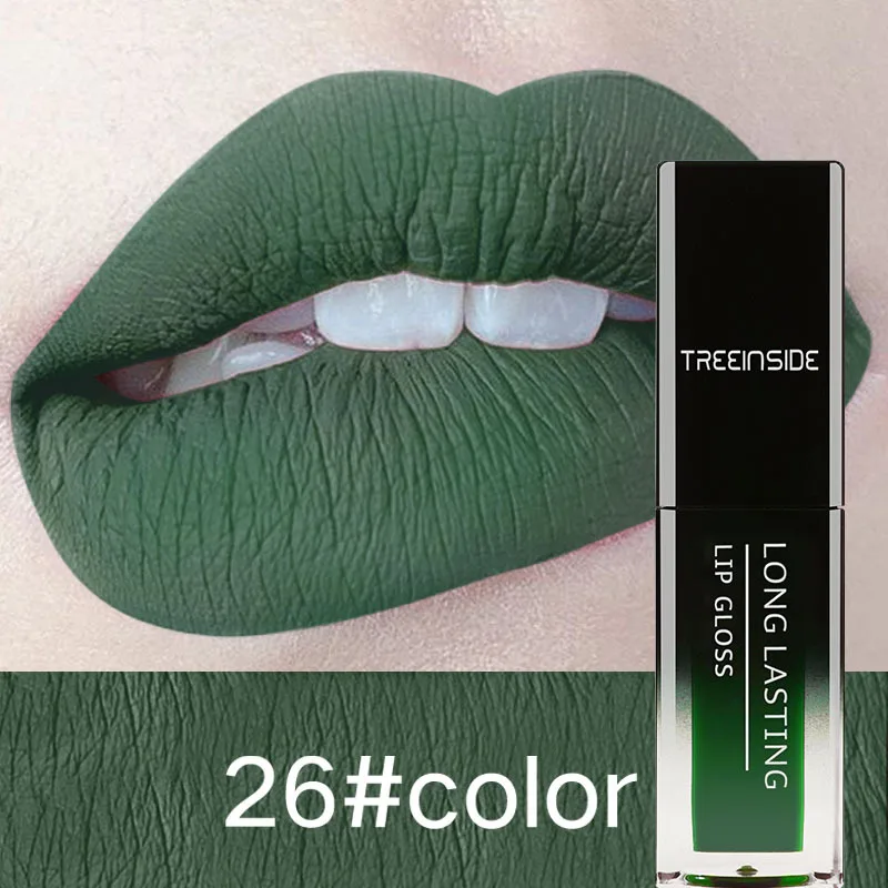 Жидкая губная помада 24 цвета матовая водостойкая для макияжа стойкая блеск губ