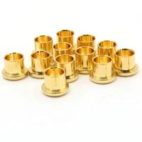 10pcs rca cap protector dust proof brass gold plated audiophile shielding cap