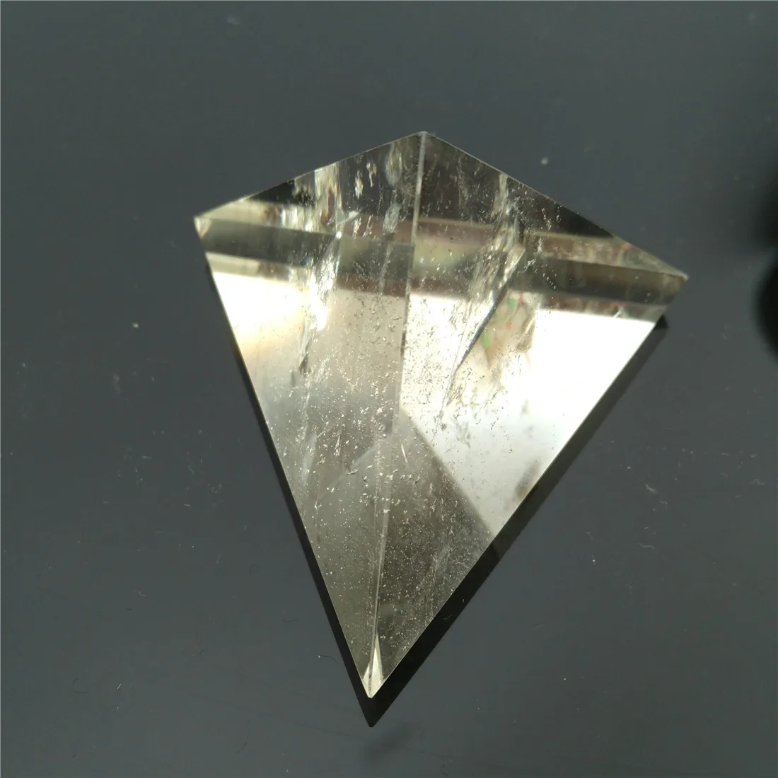 Природный цитрин тетрагранник Пирамида камень камни Кристаллы Wicca Cristal Islande Pierre