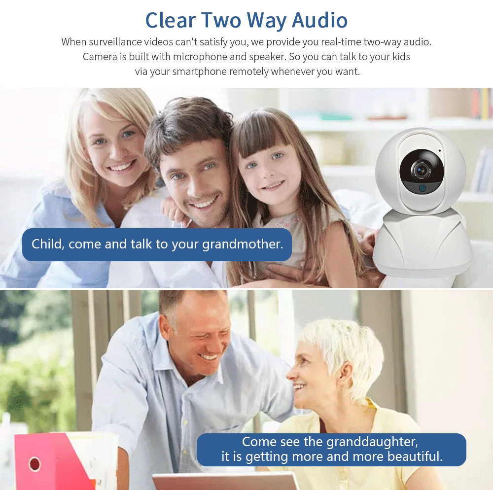 Камера видеонаблюдения INQMEGA 1080P HD Wi Fi IP ночное видение Радионяня YOOSEE|Камеры