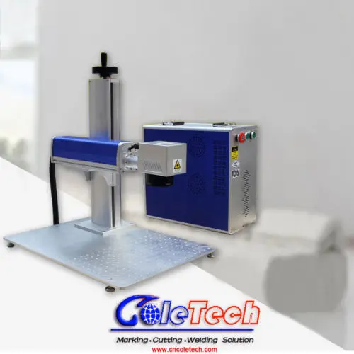 50 Вт машина для изготовления волоконного лазера и ротационная гравировка из