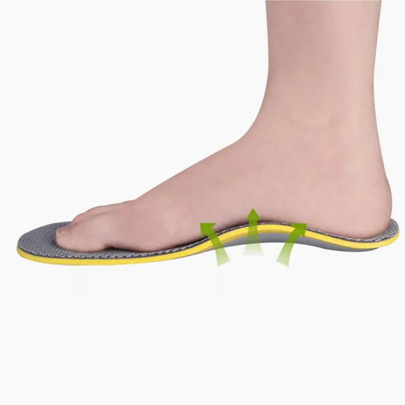Бамбуковые ортопедические стельки унисекс для обуви с плоской подошвой и высоким супинатором ортопедическая прокладка для коррекции кожи ног