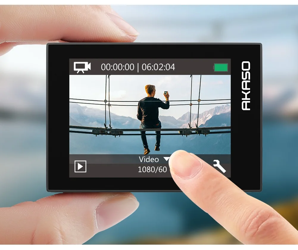 AKASO go EK7000 Pro 4K Экшн-камера Спортивная камера с сенсорным экраном EIS регулируемый угол обзора 40 м подводная камера Wifi