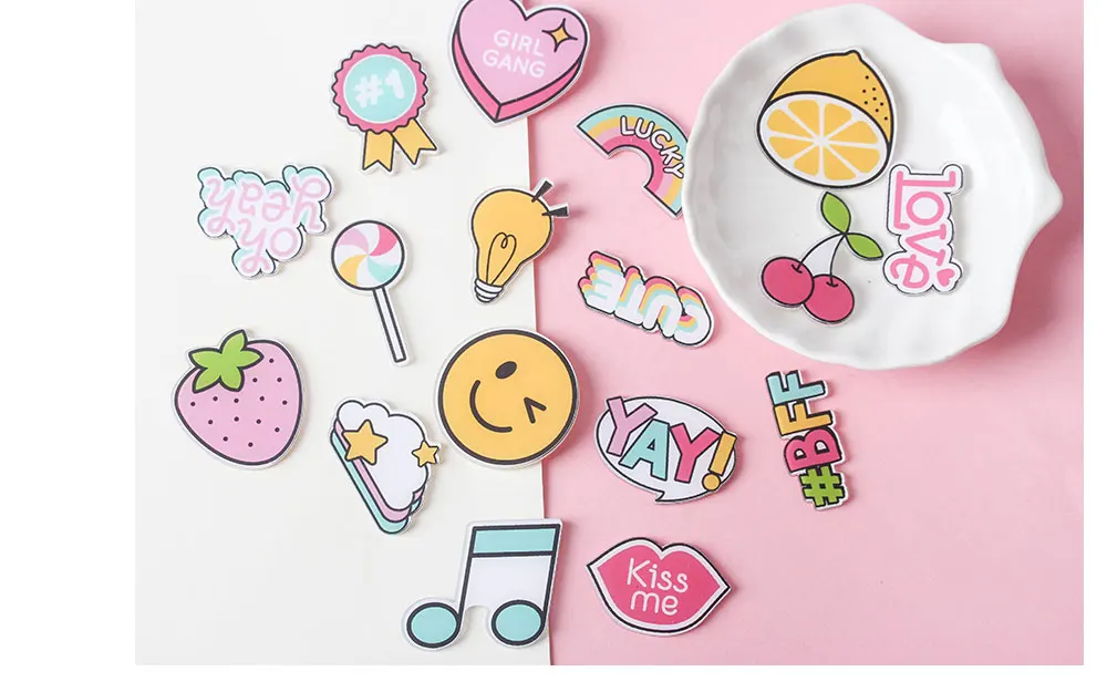 1 шт. микс конфеты Радуга мультфильм значки на булавке Kawaii значок bacgets на рюкзак значки на одежду акриловые значки Z74