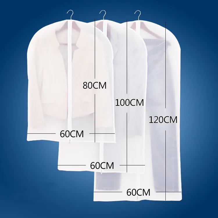 Пыленепроницаемый Чехол для одежды домашнее пальто прозрачный