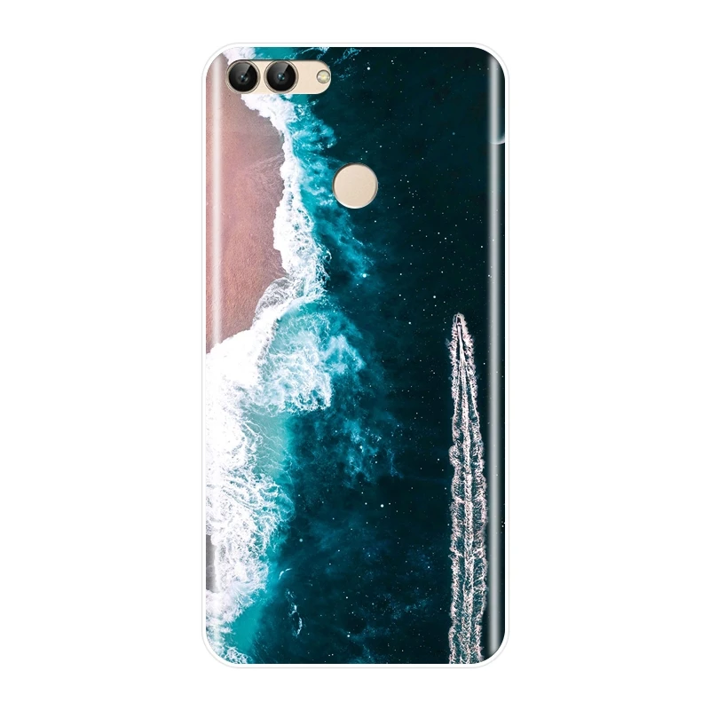 ТПУ задняя крышка для Huawei P20 Pro P10 P Smart Plus P9 Lite мини Силиконовый мягкий волнистый