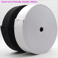 good black or white elastic bands wide from 15mm to 60mm braided elastic ribbon elastics bands garment accessory 1lot3yards