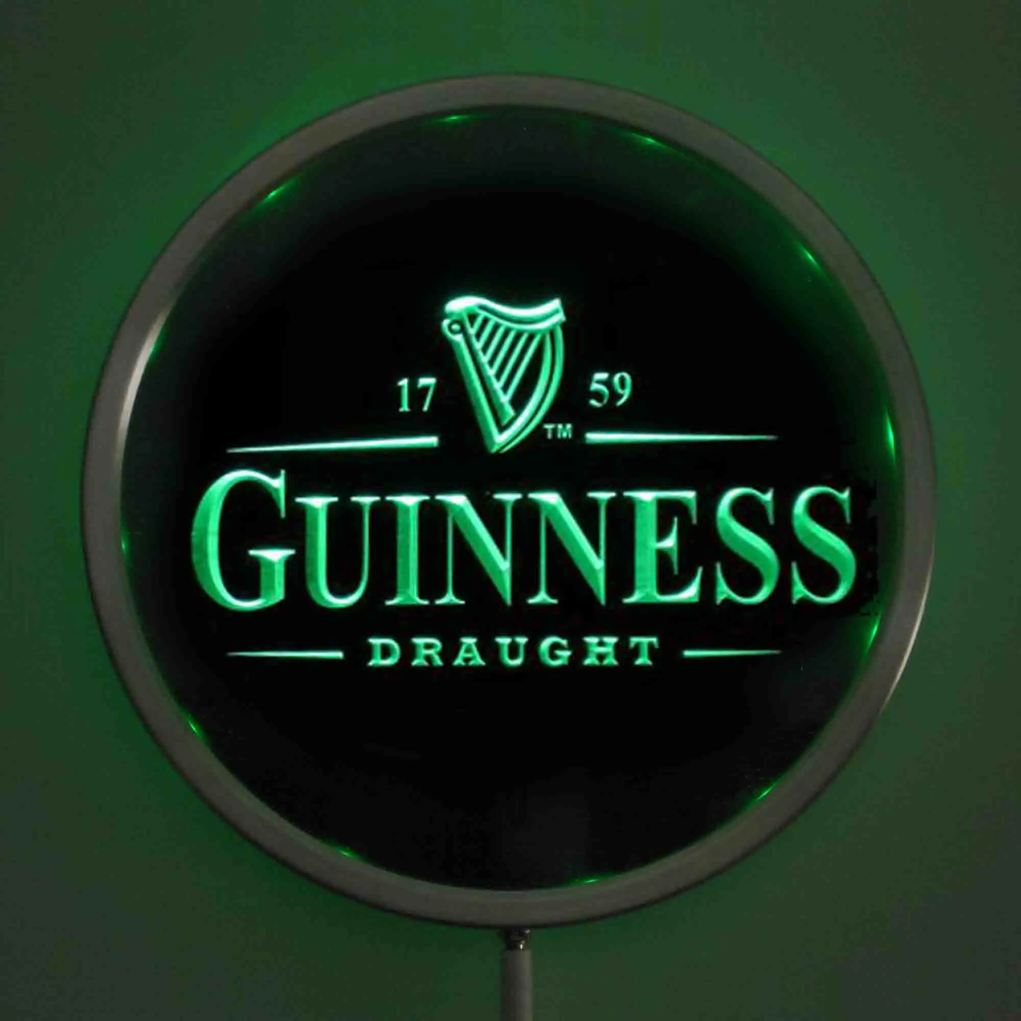 Rs-a0002 пиво Guinness LED неоновые КРУГЛЫЕ ЗНАКИ 25 см/10 дюймов-RGB вывеска для бара